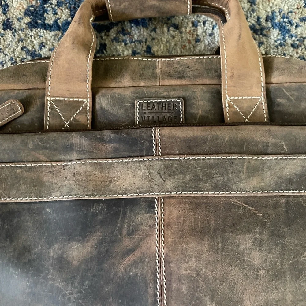 Leather Village Brown Leather Men's Bag